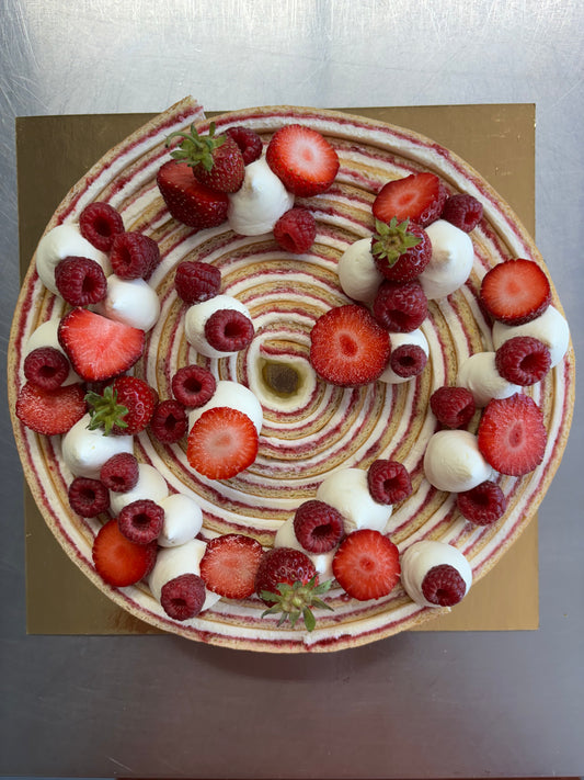 Roulé Fraise & Framboise du Québec