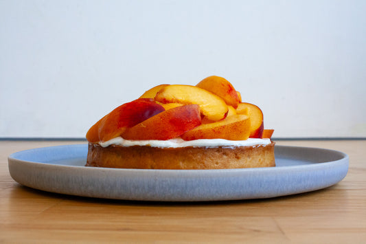 Tarte Pêches de l'Ontario & Jasmin • 4 à 6 personnes