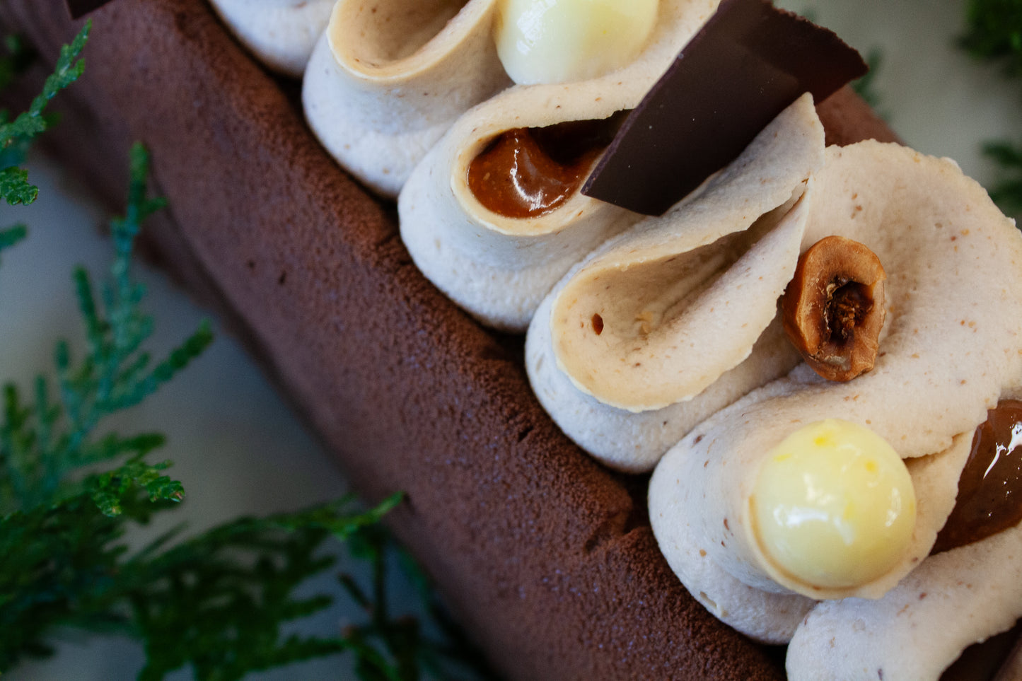 Bûche Chocolat Alunga 41% • Noisette • Citron